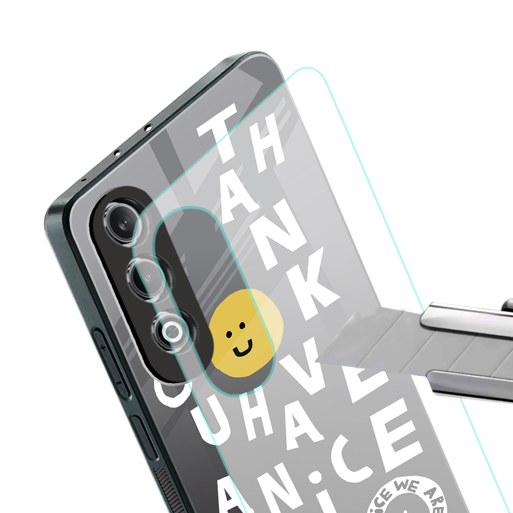 have a nice day back phone cover | glass case for oneplus nord ce 4