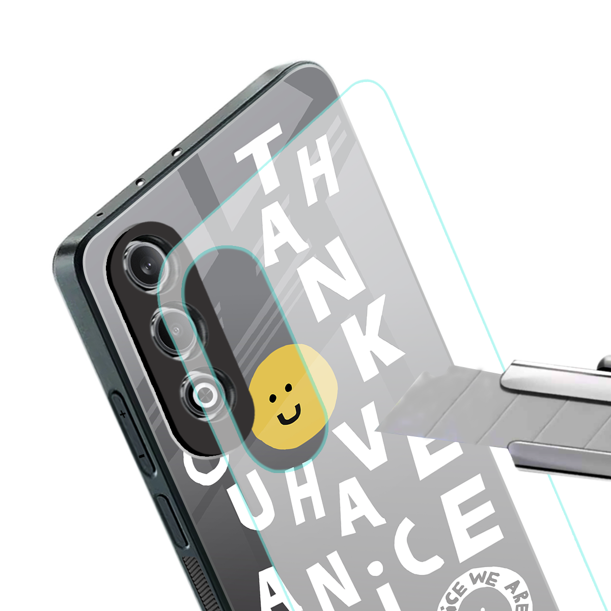 have a nice day back phone cover | glass case for oneplus nord ce 4