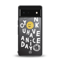 have a nice day back phone cover | glass case for google pixel 6