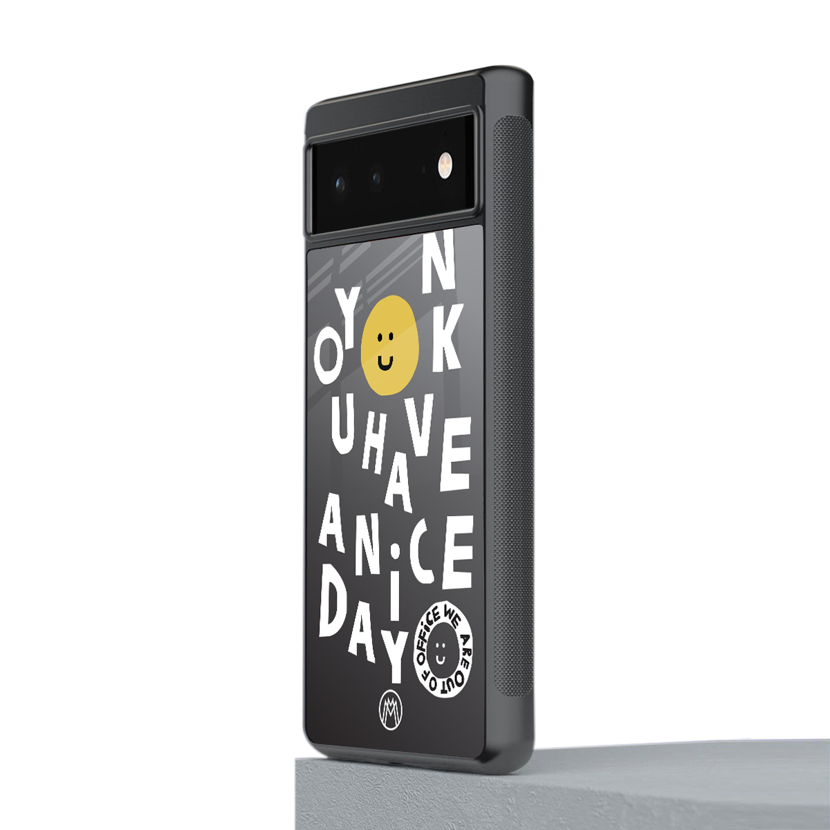 have a nice day back phone cover | glass case for Google Pixel 6A
