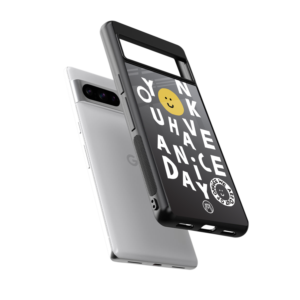 have a nice day back phone cover | glass case for google pixel 8 pro