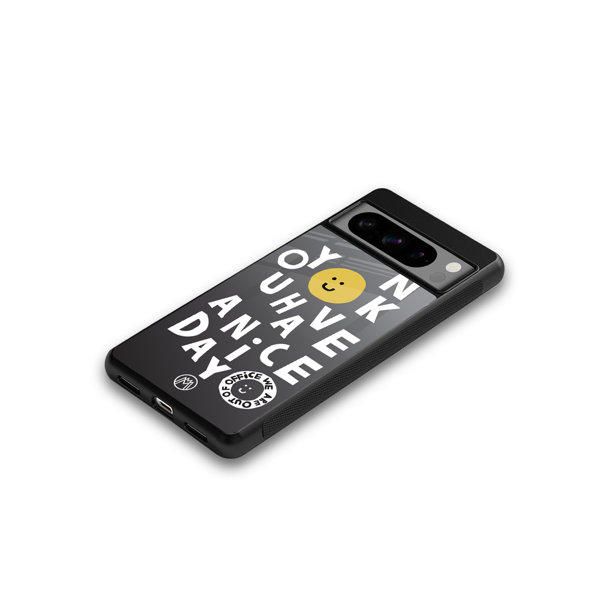 have a nice day back phone cover | glass case for google pixel 8 pro