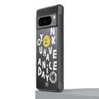 have a nice day back phone cover | glass case for google pixel 8 pro