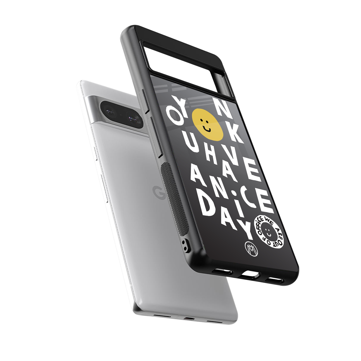 have a nice day back phone cover | glass case for Google Pixel 8