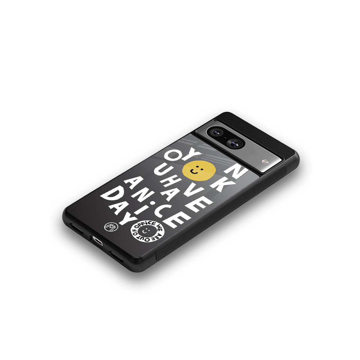 have a nice day back phone cover | glass case for Google Pixel 8