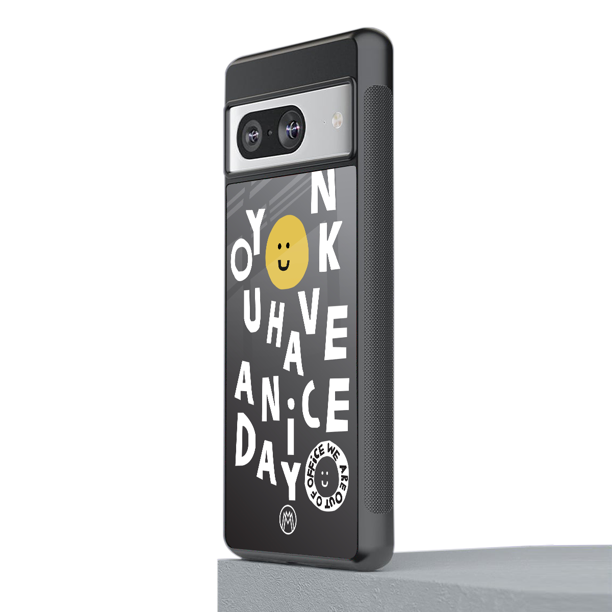 have a nice day back phone cover | glass case for Google Pixel 8