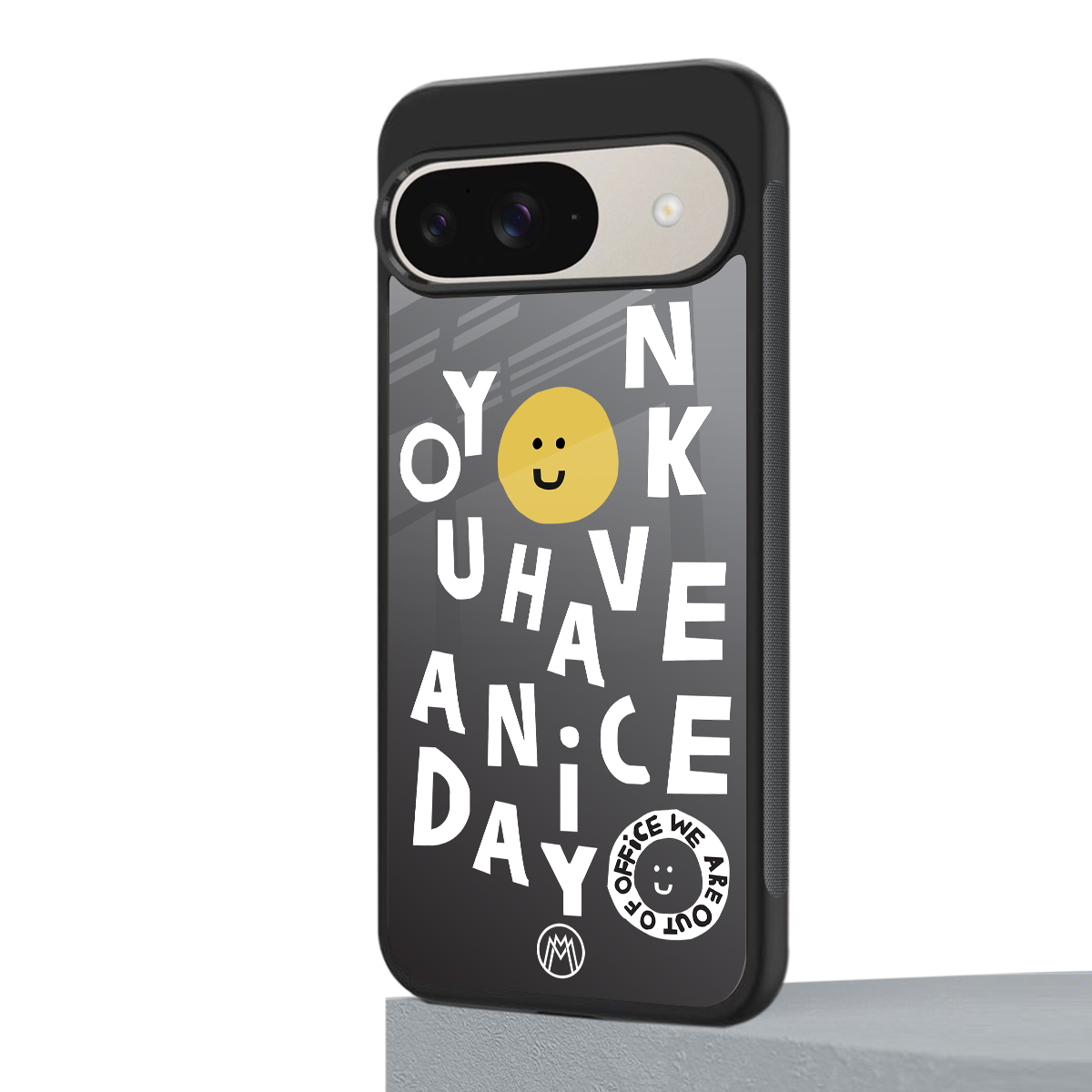 have a nice day back phone cover | glass case for google pixel 9