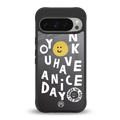 have a nice day back phone cover | glass case for google pixel 9 pro