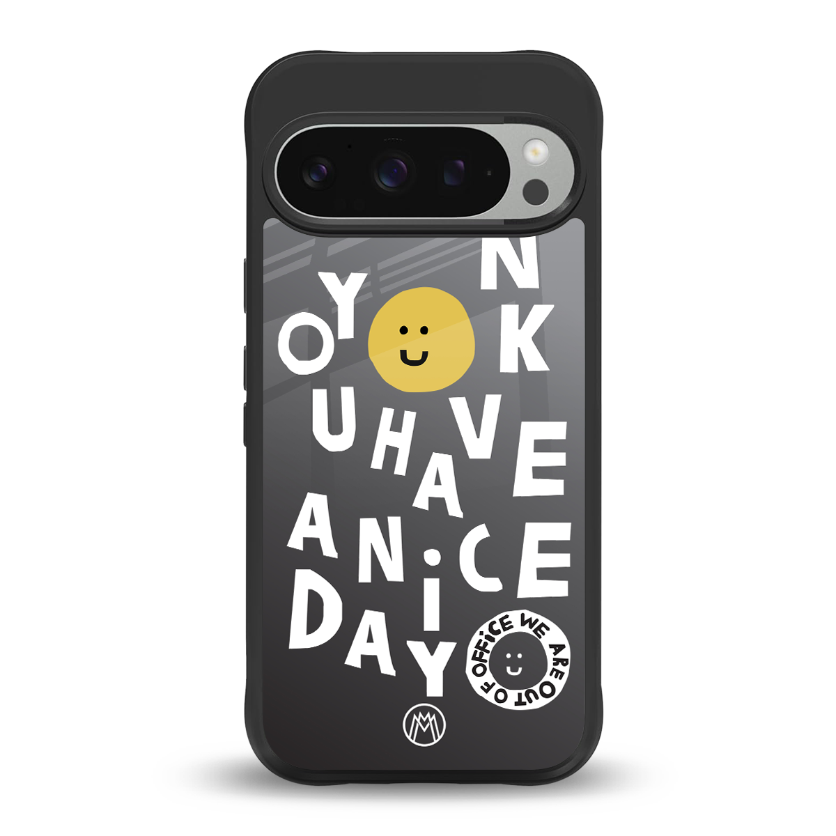 have a nice day back phone cover | glass case for google pixel 9 pro