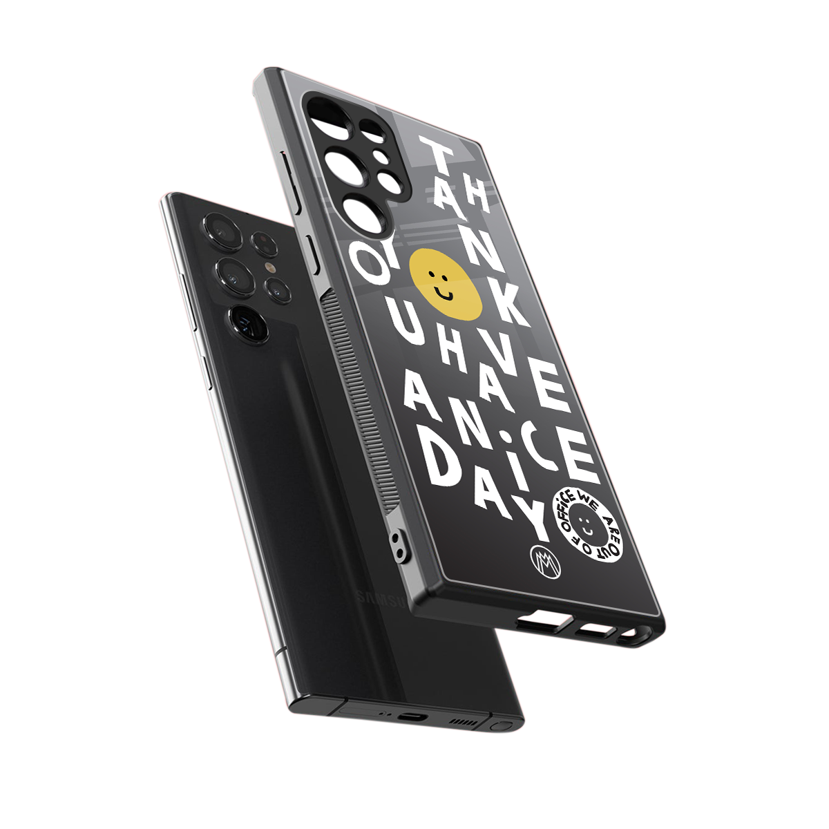 have a nice day back phone cover | glass case for samsung galaxy s23 ultra