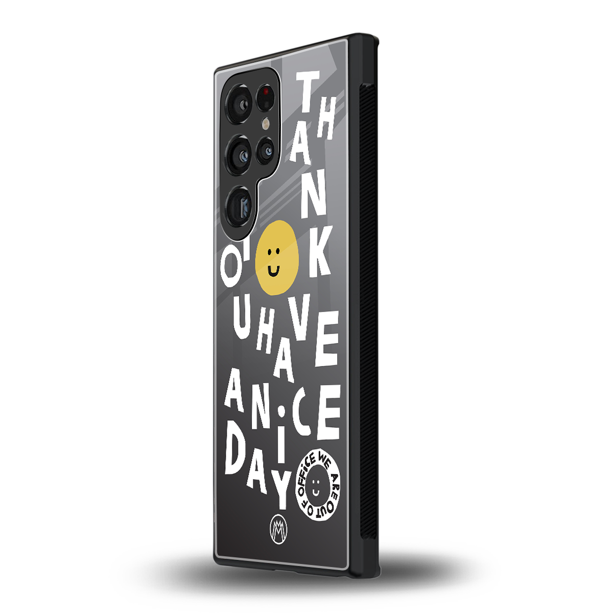 have a nice day back phone cover | glass case for samsung galaxy s23 ultra
