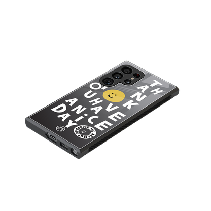 have a nice day back phone cover | glass case for samsung galaxy s23 ultra