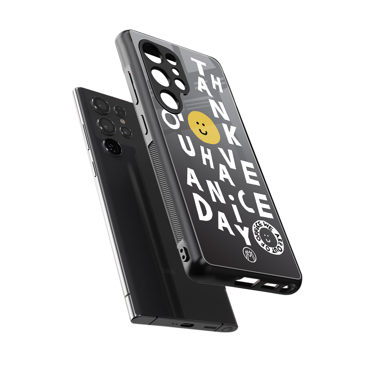 have a nice day back phone cover | glass case for samsung galaxy s25 ultra