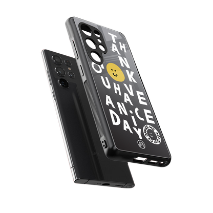 have a nice day back phone cover | glass case for samsung galaxy s25 ultra