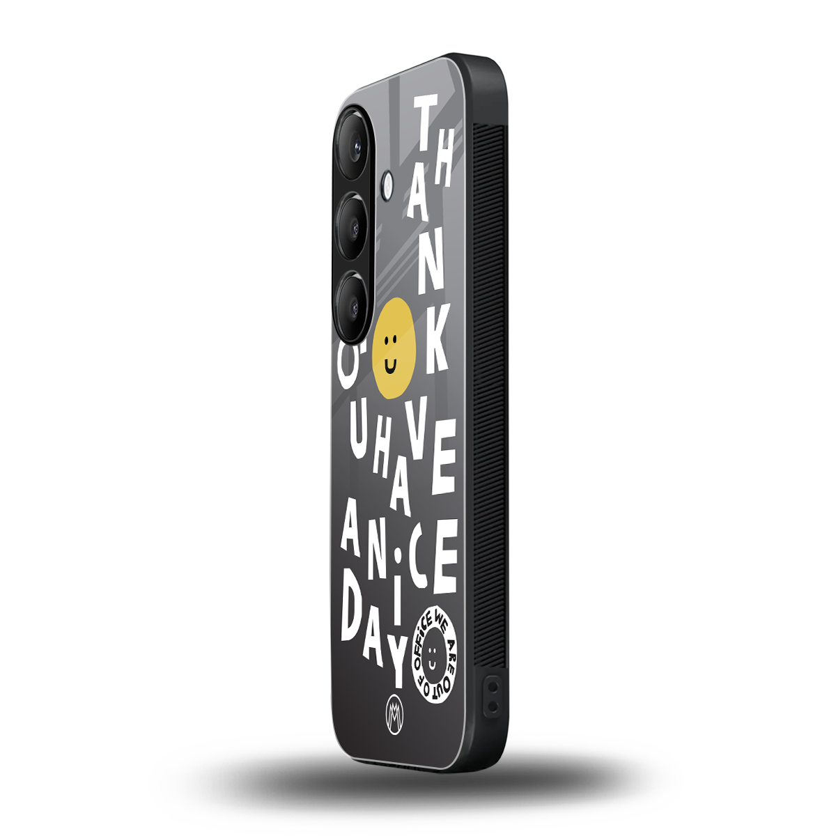 have a nice day back phone cover | glass case for samsung galaxy s25