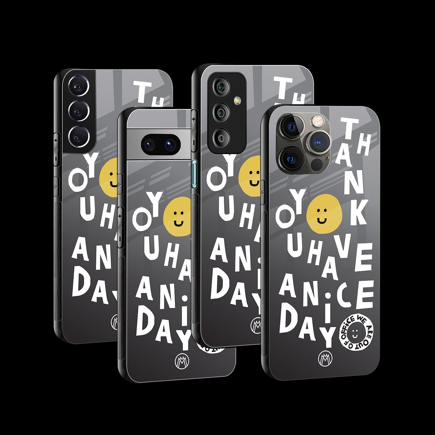 Have A Nice Day Phone Cover | Glass Case