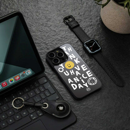 have a nice day back phone cover | glass case for iphone 14 pro max