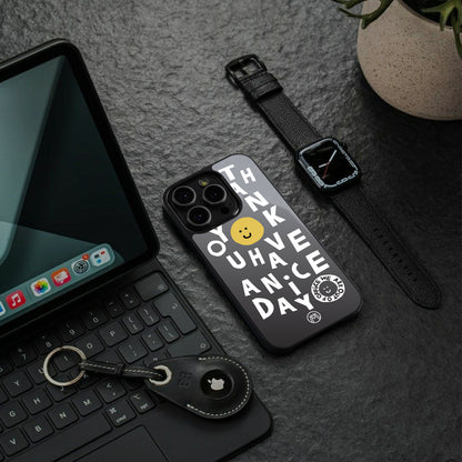 have a nice day back phone cover | glass case for iphone 16
