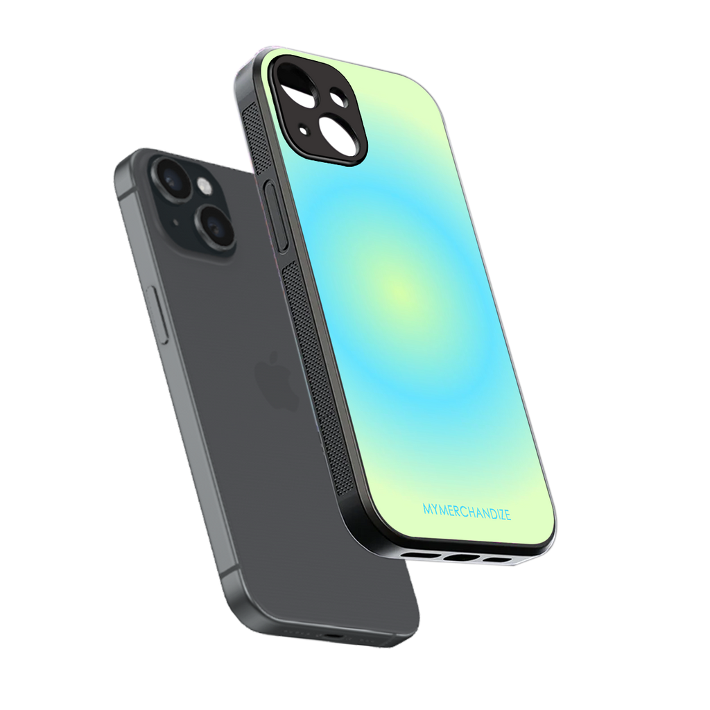 hawaiian breeze back phone cover | glass case for iphone 13 mini