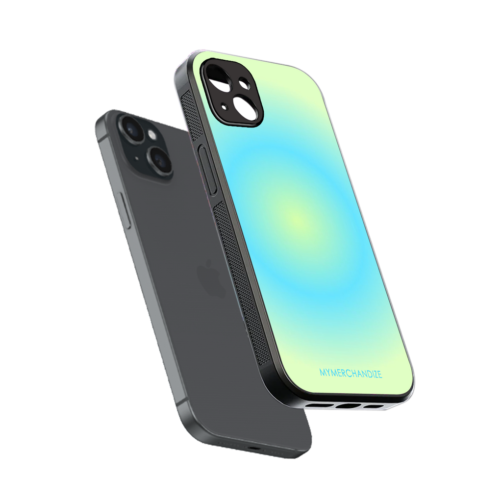 hawaiian breeze back phone cover | glass case for iphone 15 plus