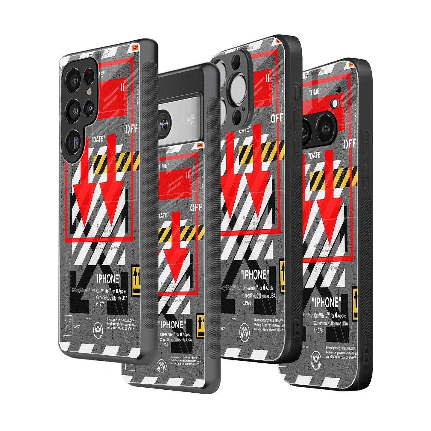 Stylish Glass Back Case for All Smartphones iPhone, Samsung, OnePlus, Pixel, Redmi, Oppo, Vivo, Motorola