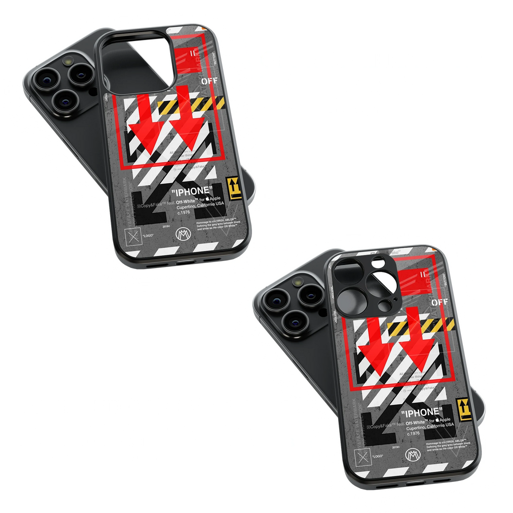 Trendy Glass Back Mobile Case for iPhone, Samsung, Redmi, OnePlus, Google Pixel, Motorola