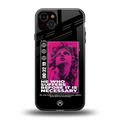 he who suffers back phone cover | glass case for iphone 14 plus