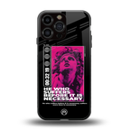 he who suffers back phone cover | glass case for iphone 14 pro max