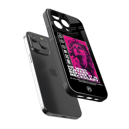 he who suffers back phone cover | glass case for iphone 14 pro max