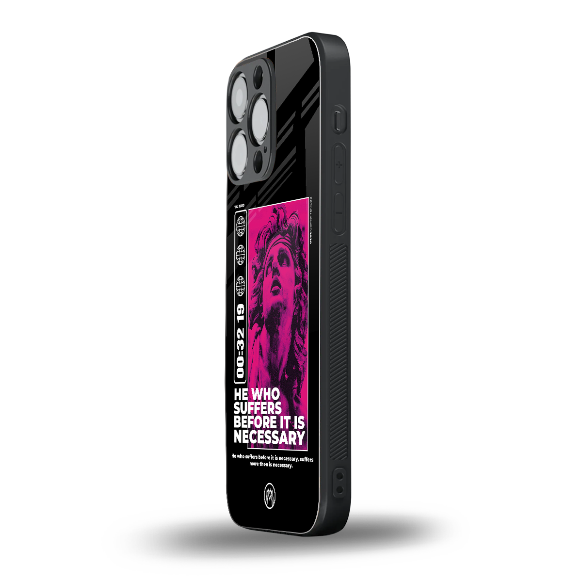 he who suffers back phone cover | glass case for iphone 14 pro max