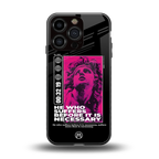 he who suffers back phone cover | glass case for iphone 16 pro