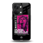 he who suffers back phone cover | glass case for oneplus nord 3