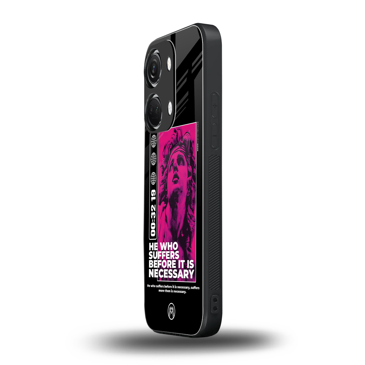 he who suffers back phone cover | glass case for oneplus nord 3