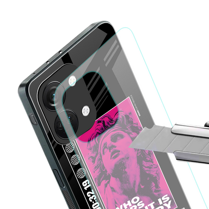 he who suffers back phone cover | glass case for oneplus nord 3