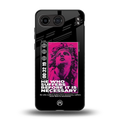 he who suffers back phone cover | glass case for oneplus nord 4