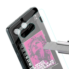 he who suffers back phone cover | glass case for oneplus nord 4