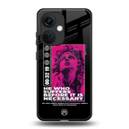 he who suffers back phone cover | glass case for oneplus nord ce 3