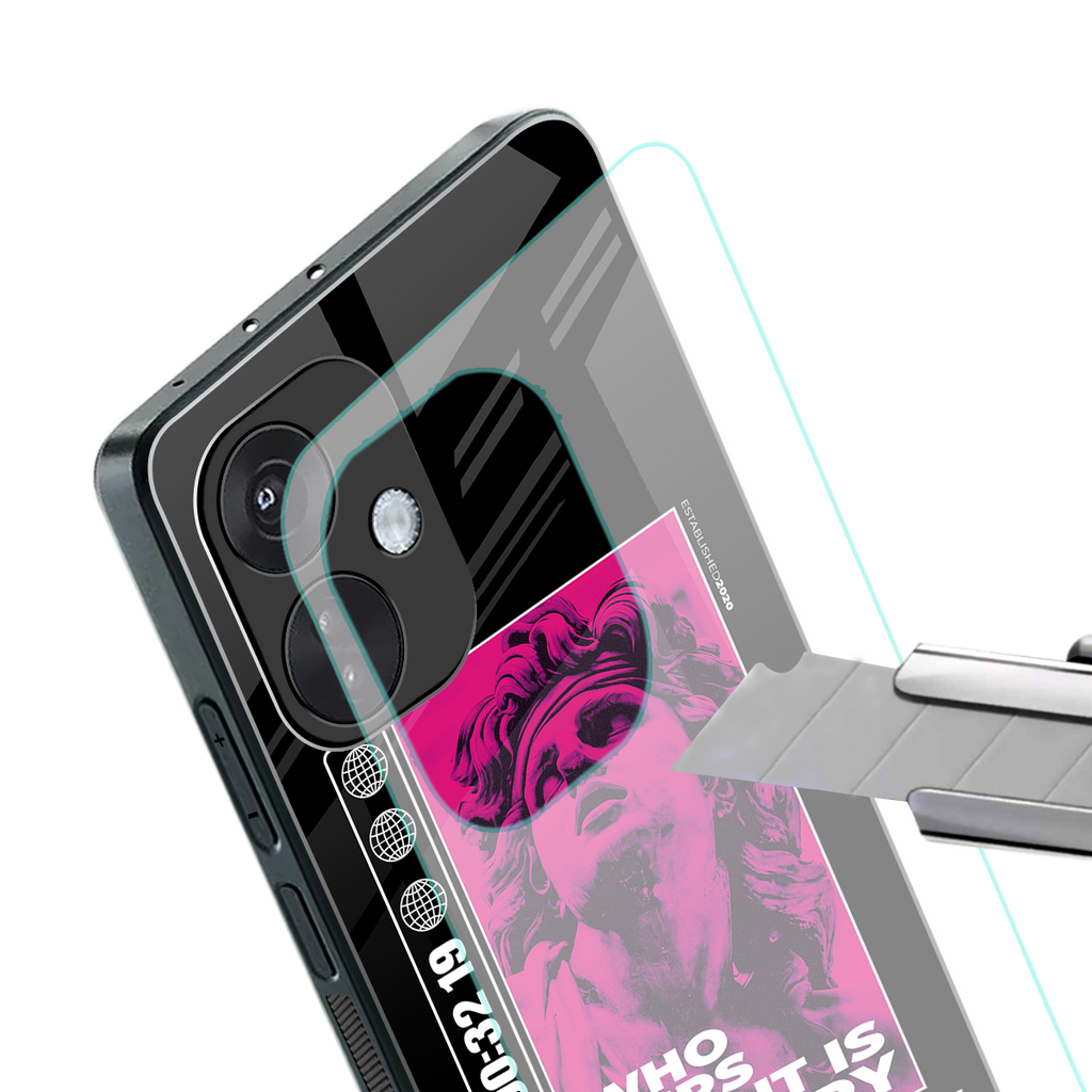 he who suffers back phone cover | glass case for oneplus nord ce 3
