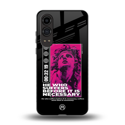 he who suffers back phone cover | glass case for oneplus nord ce 4 lite
