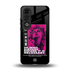 he who suffers back phone cover | glass case for oneplus nord ce 4