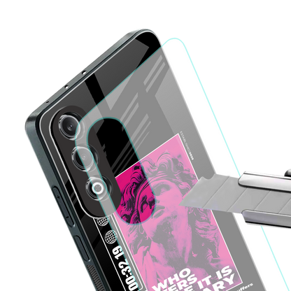 he who suffers back phone cover | glass case for oneplus nord ce 4