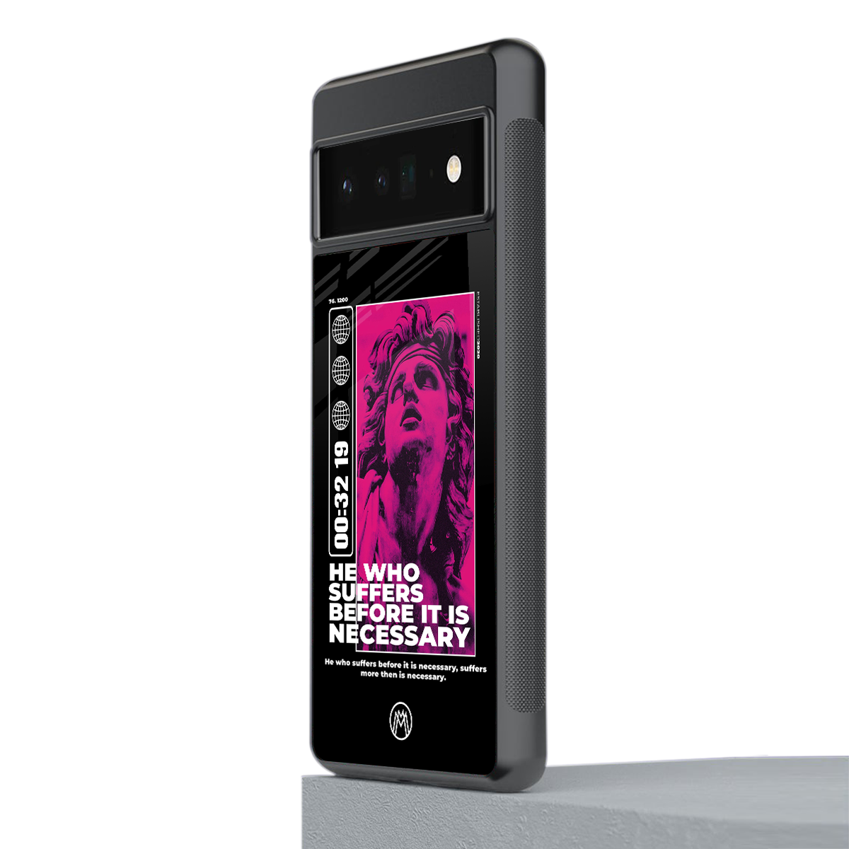 he who suffers back phone cover | glass case for google pixel 6 pro