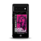 he who suffers back phone cover | glass case for Google Pixel 6A