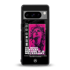 he who suffers back phone cover | glass case for google pixel 8 pro