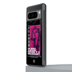 he who suffers back phone cover | glass case for google pixel 8 pro