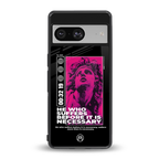 he who suffers back phone cover | glass case for Google Pixel 8