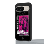 he who suffers back phone cover | glass case for google pixel 9