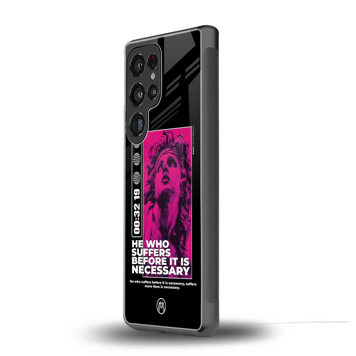 he who suffers back phone cover | glass case for samsung galaxy s25 ultra