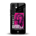 he who suffers back phone cover | glass case for samsung galaxy s24 fe