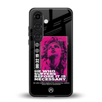 he who suffers back phone cover | glass case for samsung galaxy s24 fe